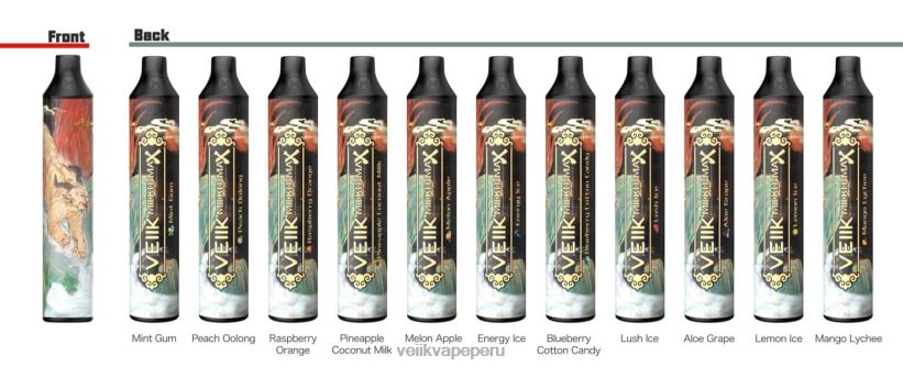 82ZJ8243 áloe uva VEIIK Micko MAX vaporizador desechable 1500 inhalaciones - VEIIK Vape Price